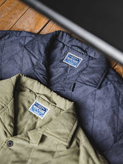 キルティング ピーチスキン 厚手ジャケット