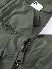 襟取り外し可 フライトジャケット