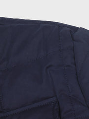 襟コーデュロイ キルティング 中綿ジャケット