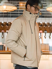 スタンドカラー 中綿ジャケット