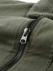 ミリタリースタイル 厚手コットン ジャケット