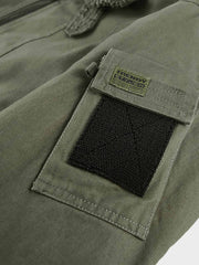 ミリタリースタイル 厚手コットン ジャケット