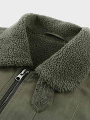 ミリタリースタイル 厚手コットン ジャケット