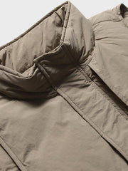 スタンドカラー ダウンベスト