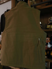 ウール混 スタンドカラーベスト