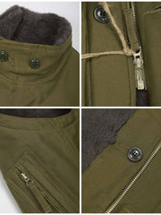 ウール混 スタンドカラーベスト