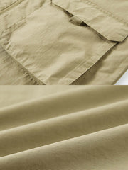 軽量 通気性 立襟 多ポケット フィッシングベスト