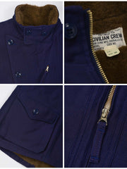 ウール混 スタンドカラーベスト