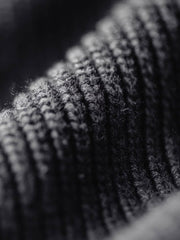 畦編み ヘンリーネック ニット