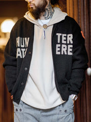 ショールカラー ニットセーター