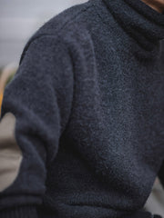 モヘアタートルネック 厚手セーター
