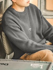 ヘビーウェイト パイル編み セーター