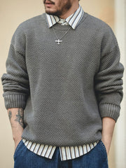 ヘビーウェイト パイル編み セーター