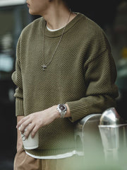 ヘビーウェイト パイル編み セーター