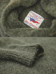 モヘアタートルネック 厚手セーター