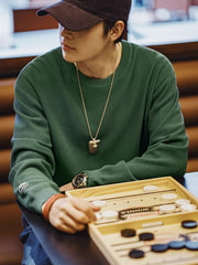 コンフォートテクスチャー ニットスウェット