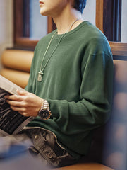 コンフォートテクスチャー ニットスウェット