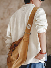 プレッピースタイル ジャカード ニット ポロシャツ