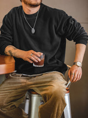 ポーラーフリース 袖先サムホール スウェット