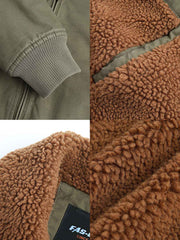 裏ボア フリース カラー フライトジャケット