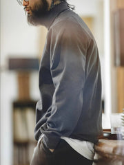 タートルネック起毛 ベースレイヤーシャツ