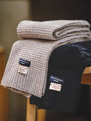 ワッフル シェニールロングスカーフ