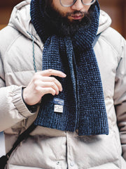 ワッフル シェニールロングスカーフ
