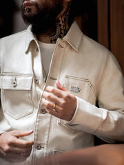 ヘビーウェイト ナチュラル綿帆ワークジャケット