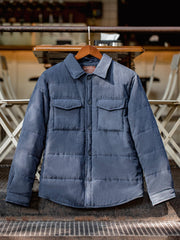 ソフトシェル ピーチスキン ダウン ジャケット