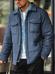 ソフトシェル ピーチスキン ダウン ジャケット