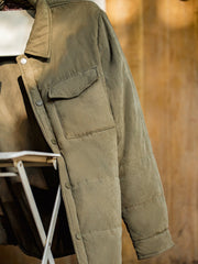 ソフトシェル ピーチスキン ダウン ジャケット