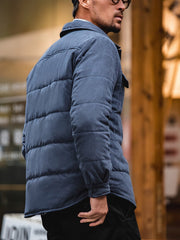 ソフトシェル ピーチスキン ダウン ジャケット