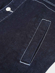 コーデュロイ襟 多ポケット ジャケット