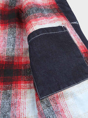 コーデュロイ襟 多ポケット ジャケット