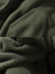 ヘンリーネック 裏起毛 プルオーバー パーカー