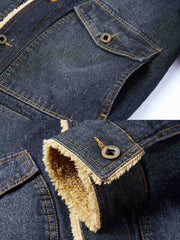 厚手裏起毛 デニムジャケット