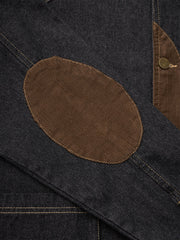 シティボーイ コーデュロイ切替デニムジャケット