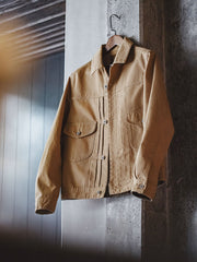 レトロ デニム ランチャー ジャケット