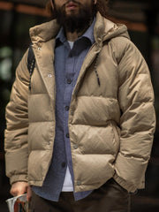 ワイドキルティン グシーム ダック ダウンジャケット