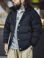 ワイドキルティン グシーム ダック ダウンジャケット