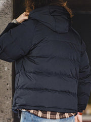 ワイドキルティン グシーム ダック ダウンジャケット