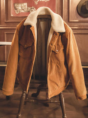 裏ボア フリース コーデュロイ ジャケット