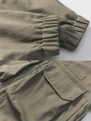 コーデュロイ ハイネック ツイル ハンティング ジャケット