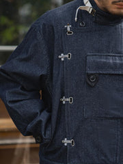 スウェーデン バイカー デニム ジャケット