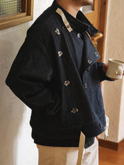 スウェーデン バイカー デニム ジャケット