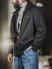 アメカジ ハイネック テニススウェット