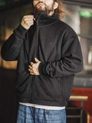 アメカジ ハイネック テニススウェット