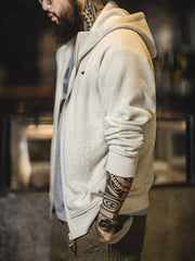 グレー パーカー