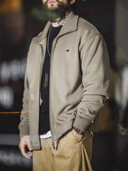 アメカジ ハイネック テニススウェット