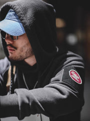 フード付き ボア フリース パーカー